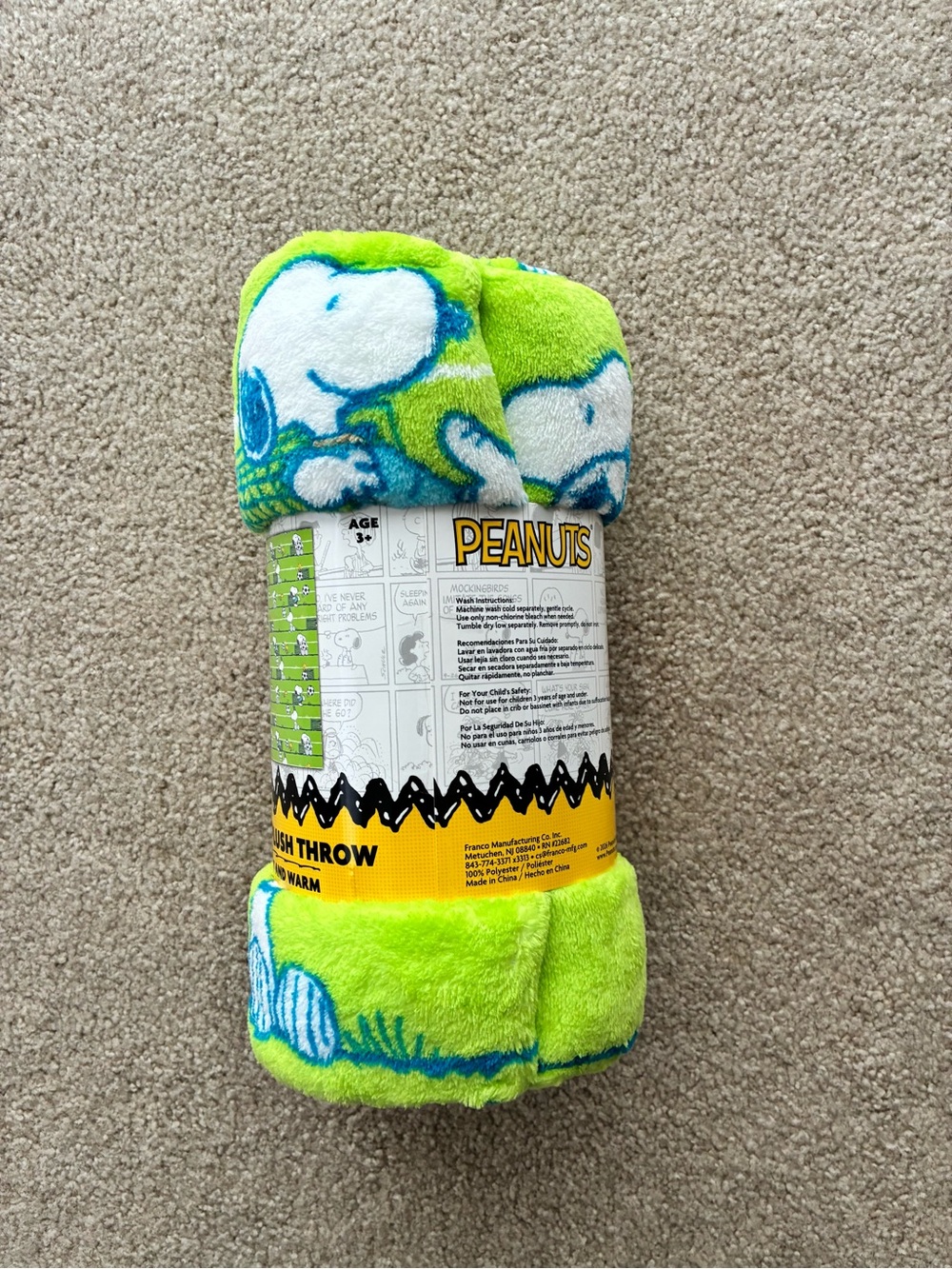 Blanket Throw - Peanuts